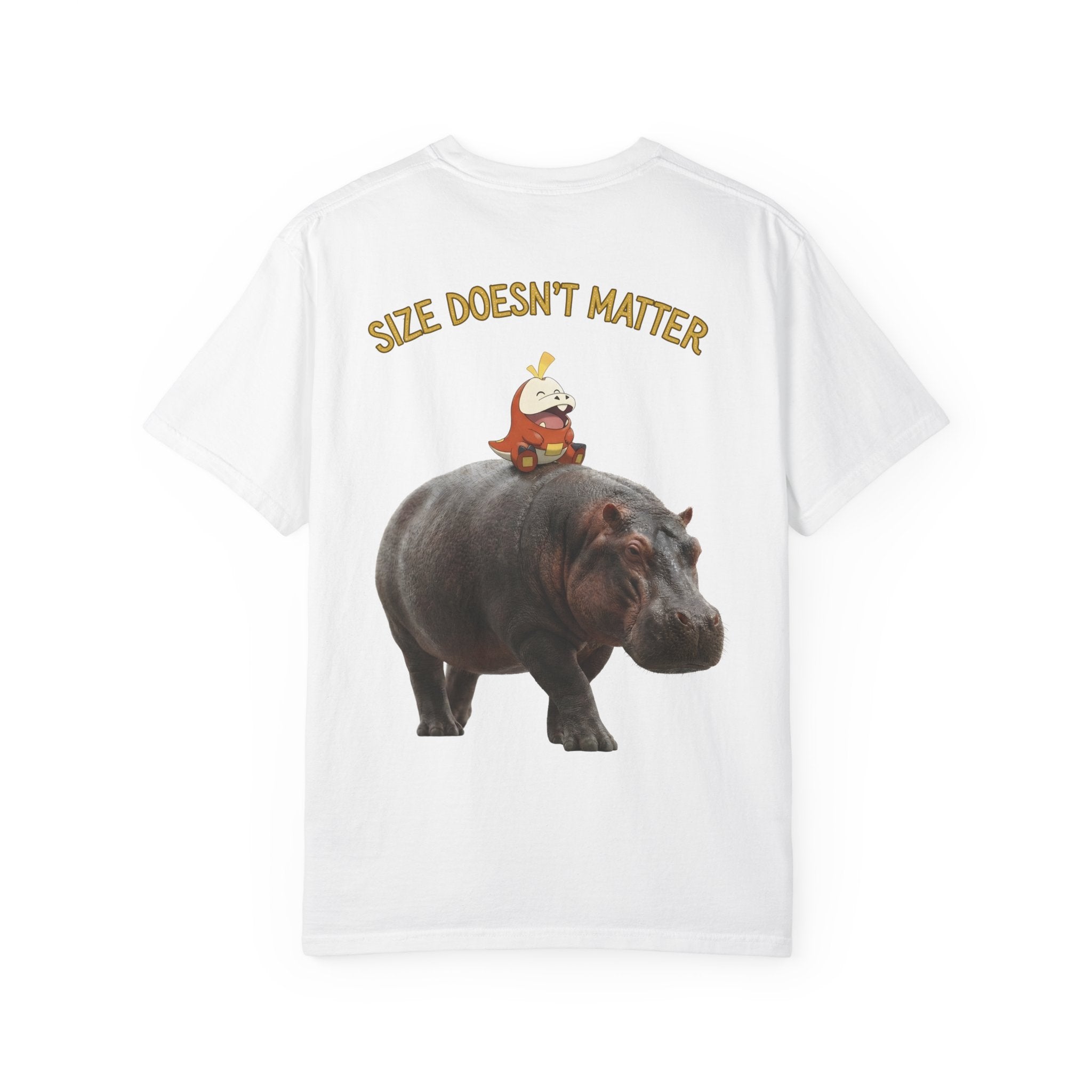 Hippo Ride Cartoon T-Shirt — Cute Hippo & Character Graphic Tee