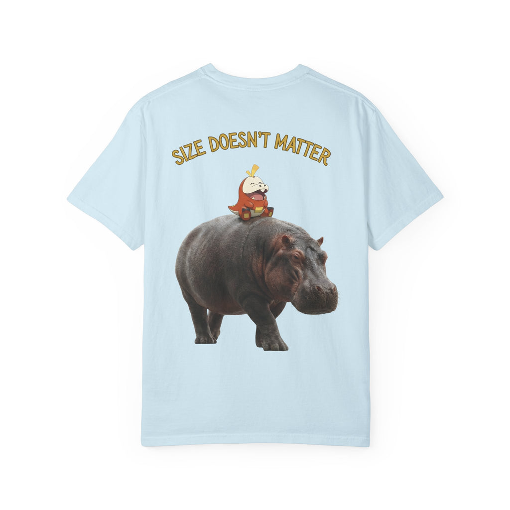 Hippo Ride Cartoon T-Shirt — Cute Hippo & Character Graphic Tee