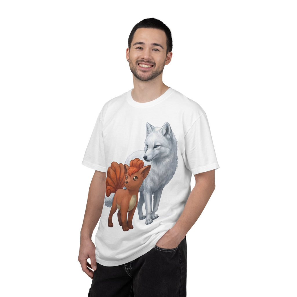 Cute  Arctic Fox Tee — Kawaii Foxes Graphic T-Shirt