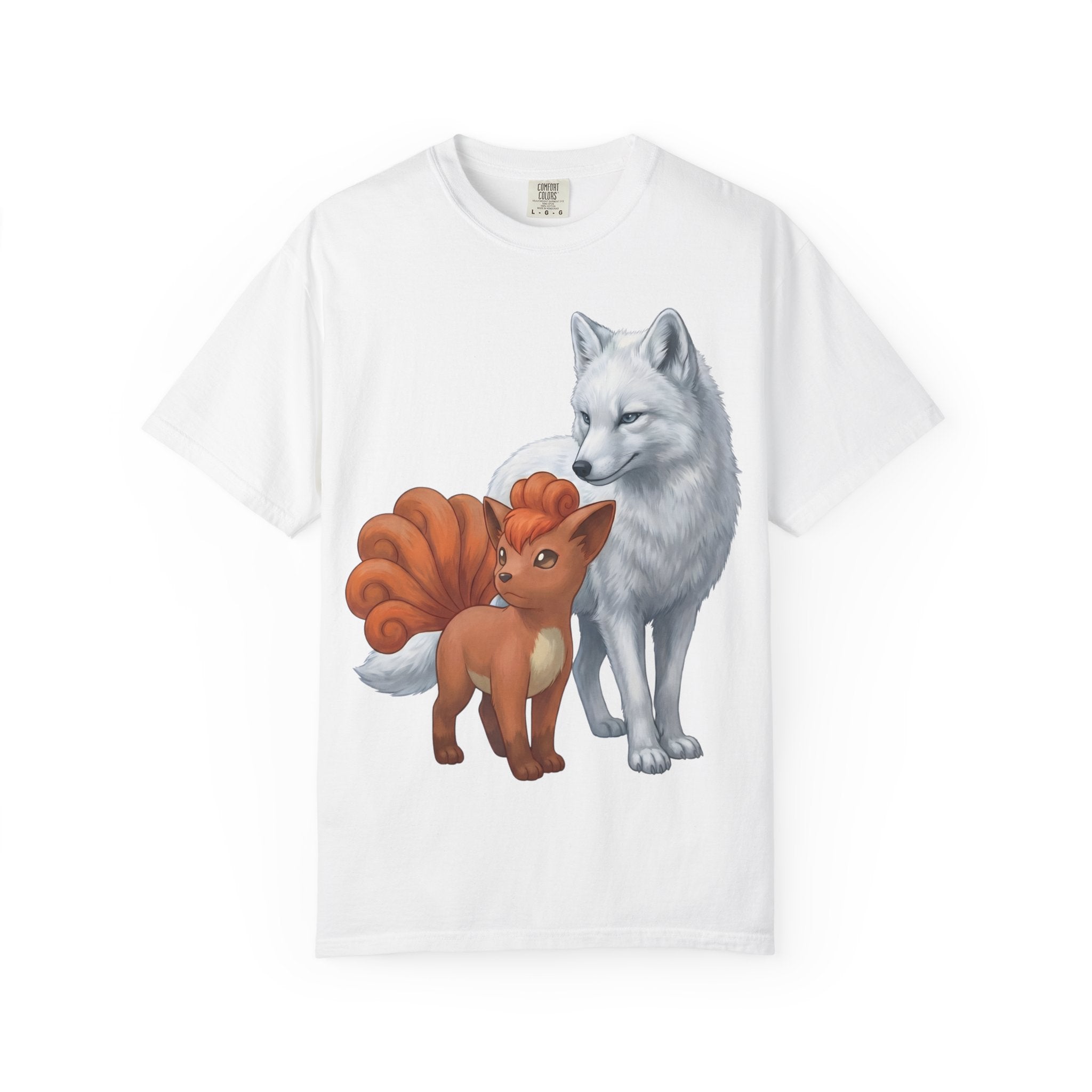 Cute  Arctic Fox Tee — Kawaii Foxes Graphic T-Shirt