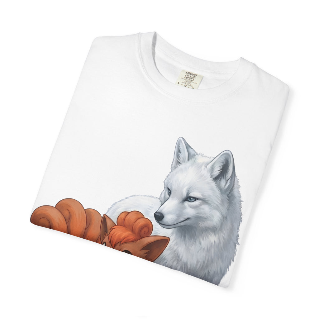Cute  Arctic Fox Tee — Kawaii Foxes Graphic T-Shirt
